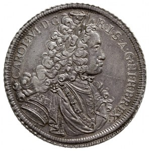 Karol VI 1711-1740, talar 1716, Wrocław, Aw: Popiersie ...
