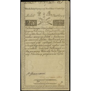25 złotych polskich 8.06.1794, seria C, numeracja 31171...