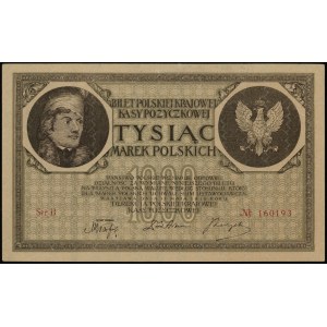 1.000 marek polskich 17.05.1919, seria B, numeracja 160...