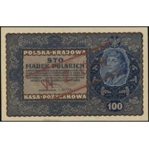 100 marek polskich 23.08.1919, seria ID-T, numeracja 67...