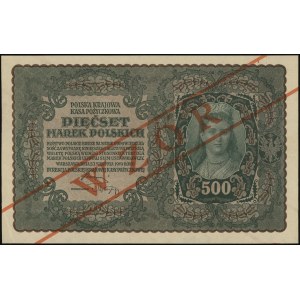 500 marek polskich 23.08.1919, seria I-BM, numeracja 10...
