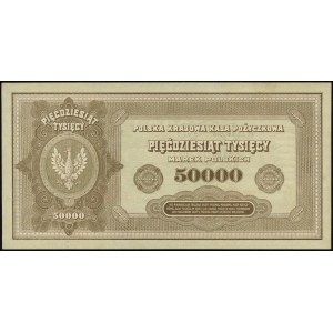 50.000 marek polskich 10.10.1922, seria M, numeracja 52...