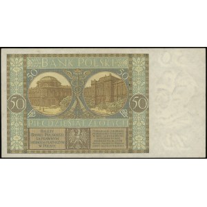 50 złotych 28.08.1925, seria I, numeracja 7658164, Luco...