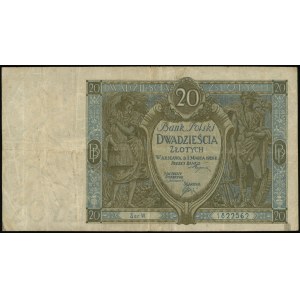 20 złotych 1.03.1926, seria W, numeracja 1822562, Lucow...