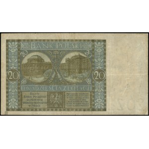 20 złotych 1.03.1926, seria W, numeracja 1822562, Lucow...