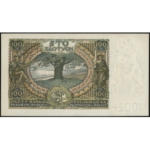 100 złotych 2.06.1932, seria AŁ., numeracja 7788491, pa...