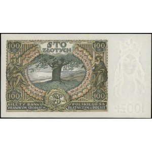 100 złotych 9.11.1934, seria BG., numeracja 0991432, Lu...