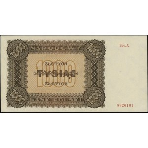 1.000 złotych 1945, seria A, numeracja 8826161, Lucow 1...
