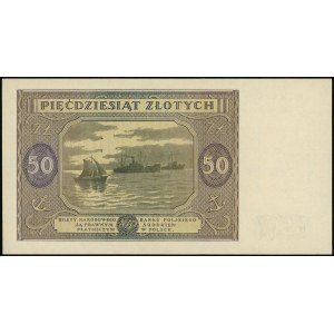50 złotych 15.05.1946, seria A, numeracja 2500314, Luco...
