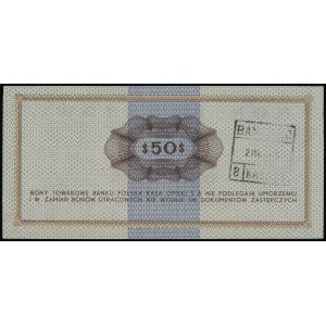 Bank Polska Kasa Opieki SA, bon na 50 dolarów 1.07.1969...