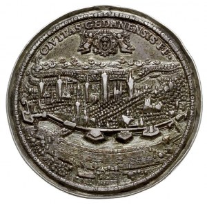 medal autorstwa Samuela Ammona, Gdańsk 1619, Aw: Popier...