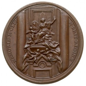 medal autorstwa O. Hameraniego wybity w 1745 poświęcony...