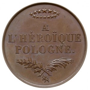 Bohaterskiej Polsce -medal autorstwa Barre’a 1831 r., w...