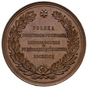 medal autorstwa W. A. Malinowskiego na 50 rocznicę Pows...