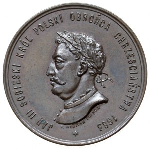 Jan III Sobieski -medal na pamiątkę 200. rocznicy Odsie...