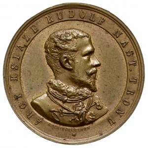 wizyta arcyksięcia Rudolfa w Galicji -medal sygnowany A...