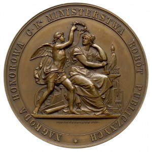 medal nagrodowy Ministerstwa Robót Publicznych sygnowan...