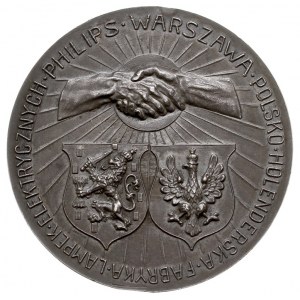 medal na otwarcie Fabryki Philipsa w Warszawie, 1923 r....