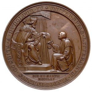 medal sygnowany C. RADNITZKY F wybity w 1865 roku z oka...