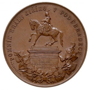 medal sygnowany V ŠANTRŮČEK na pamiątkę odsłonięcia w P...