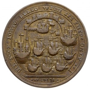 Jerzy II -medal wybity w 1739 z okazji zdobycia i złupi...