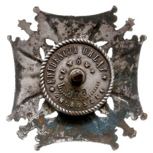 odznaka honorowa Orlęta 1928, mosiądz srebrzony 38.5 x ...