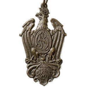 odznaka pamiątkowa 240 Ochotniczego Pułku Piechoty, bit...