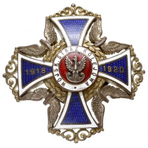 odznaka pamiątkowa Wojskowej Straży Kolejowej 1927, mie...