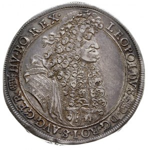 talar 1690 / K-B, Krzemnica, srebro 28.64 g, Dav. 3261,...