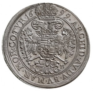 1/2 talara 1699, Krzemnica, srebro 14.44 g, Her. 849, H...