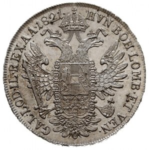 talar 1821 / A, Wiedeń, srebro 28.06 g, Dav. 7, Vogl. 3...
