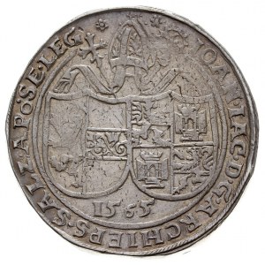 Jan Jakub Khuen von Belasi 1560-1586, talar 1565, srebr...