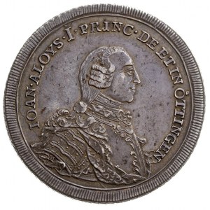 Jan Alojzy I 1737-1780, talar 1759, srebro 29.13 g, Dav...