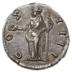 denar 145-161, Rzym, Aw: Głowa cesarza w prawo, ANTONIN...