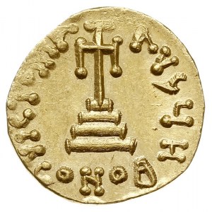 solidus 654-659, Konstantynopol, Aw: Popiersia Konstans...