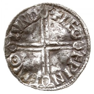 Aethelred II 978-1016, denar typu long cross, Londyn, m...