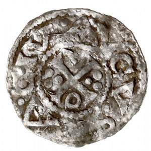 Augsburg, Henryk II 1002-1024, denar, 2. okres panowani...