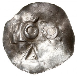 Dolna Lotaryngia, Henryk II 1002-1024, denar typu koloń...