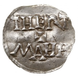 Dortmund, Otto III 983-1002, denar Aw: THERT-MAHH, Rw: ...