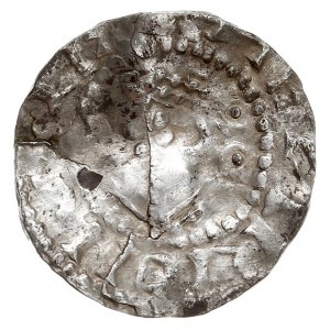 Dortmund, Henryk II 1002-1024, denar, Aw: Głowa w lewo,...