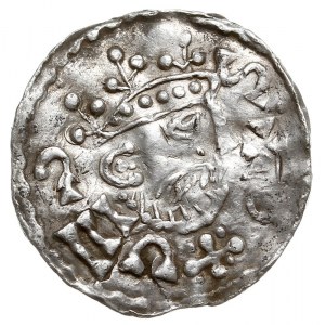 Salzburg, Henryk II 1002-1024, denar biskupa Hartwiga z...