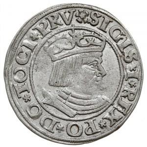 grosz 1530, Gdańsk, pierwszy grosz gdański Zygmunta, T....