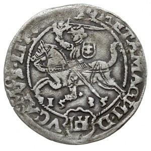 grosz 1535, Wilno, odmiana bez litery pod Pogonią, Ivan...