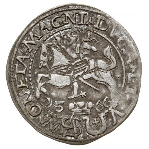 grosz 1566, Tykocin, z herbem Jastrzębiec na rewersie, ...