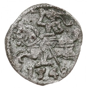 denar 1548, Wilno, srebro 0.24 g, Ivanauskas 2SA6-4, T....