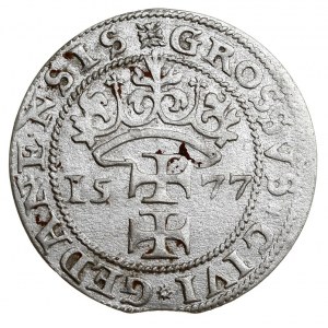 grosz oblężniczy 1577, Gdańsk, wybity w czasie gdy zarz...
