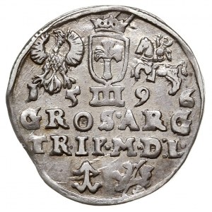 trojak 1596, Wilno, Iger V.96.2.a (R1), Ivanauskas 5SV4...