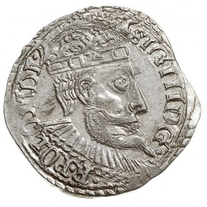 trojak 1599, Olkusz, Iger O.99.1.f, moneta wycięta z ko...