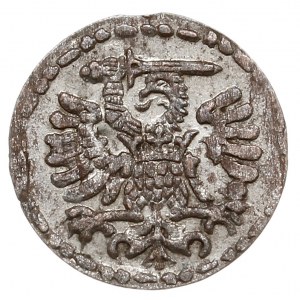 denar 1596, Gdańsk, bardzo ładny