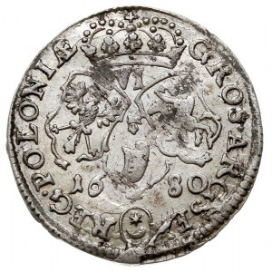 szóstak 1680 / TLB, Bydgoszcz, moneta wybita lekko uszk...